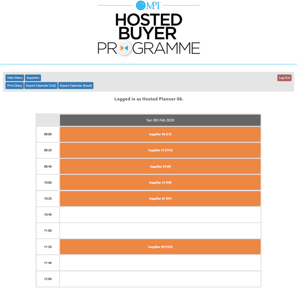 Best Match allows your visitors to place exhibitors/suppliers in order of preference